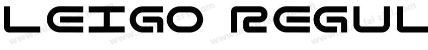 Leigo Regular字体转换